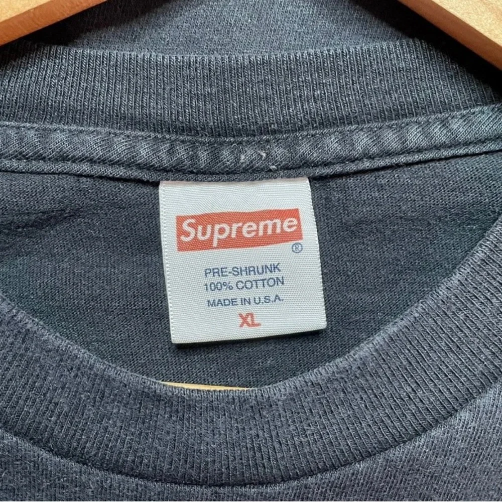 Supreme Black FW 14 African Mask Short Sleeve Graphic T-Shirt Sz XL - Picture 4 of 4